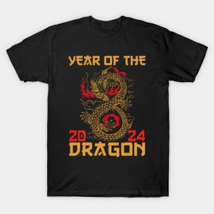 Chinese Lunar Year Of The Dragon 2024 T-Shirt